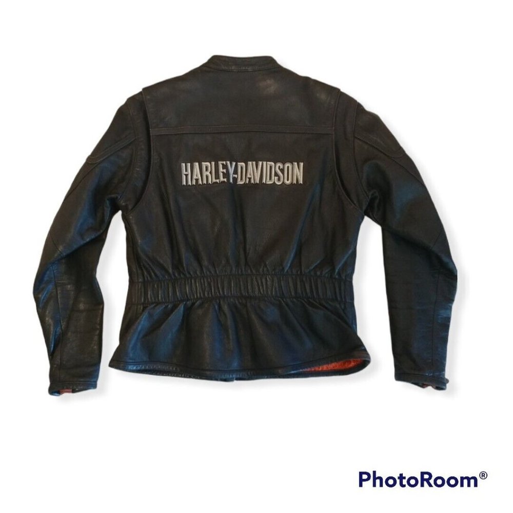 Women's Medium M Harley-Davidson Leather Jacket With Removable Liner